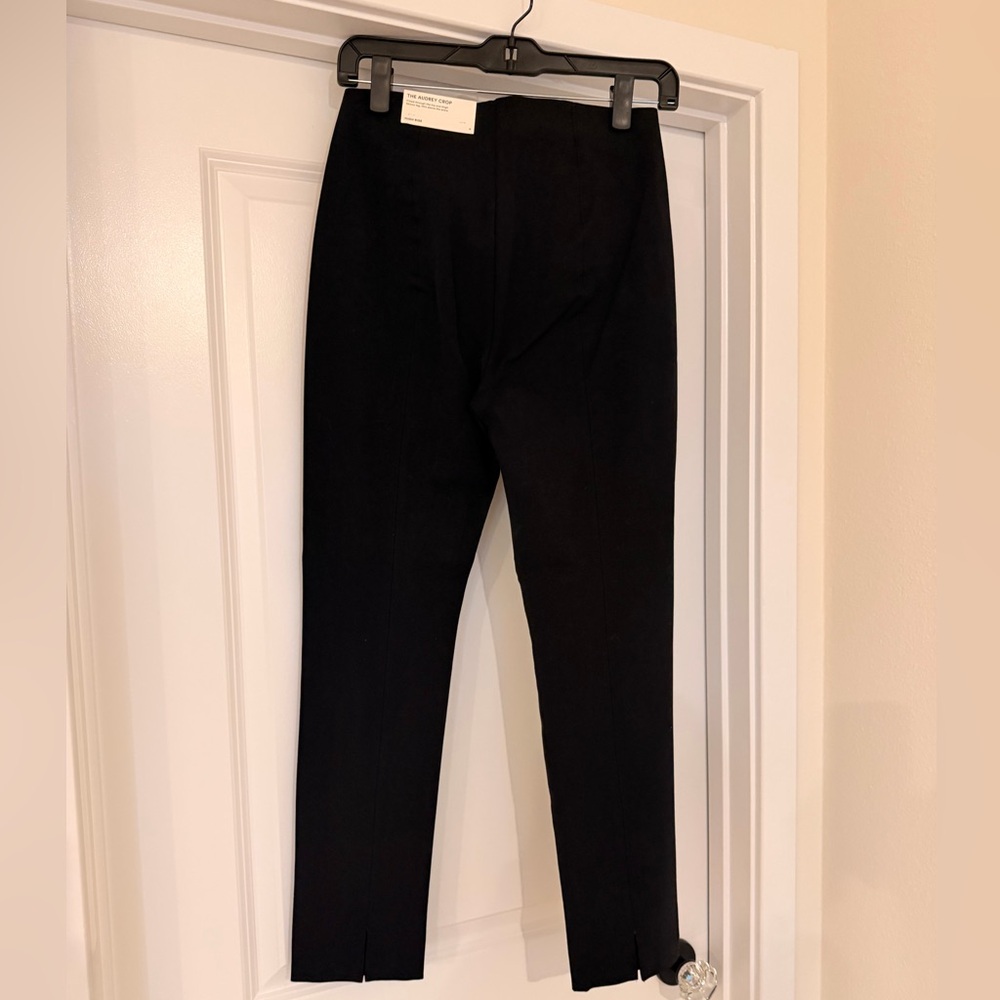NWT Ann Taylor Audrey Crop High Rise Black Skinny Ankle Pants (Size 0)